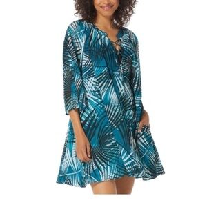 CoCo Reef Wanderlust Cover Up Dress Womens Cover up Dress M teal multi